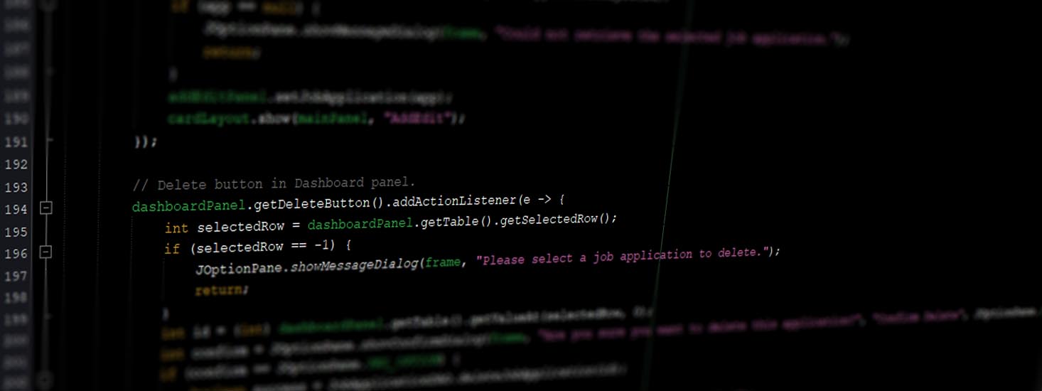 Building a Java Desktop App to Track Job Applications